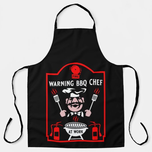 De slechtste BBQ-kok ter wereld Schort (Voorkant)