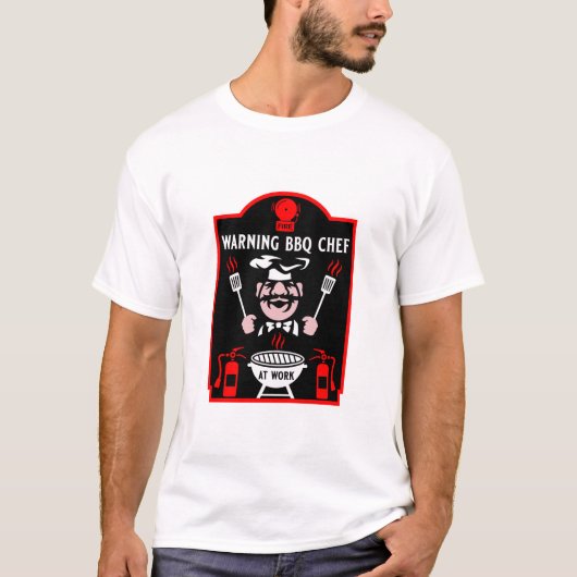 De slechtste BBQ-kok ter wereld T-shirt (Voorkant)