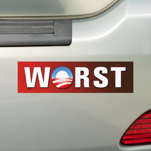 De slechtste Bumpersticker van het President (Op auto)