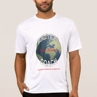 De slechtste coach ter wereld t-shirt