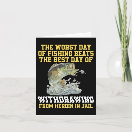 De slechtste dag van de Vist de beste dag van de r Kaart (Voorkant)