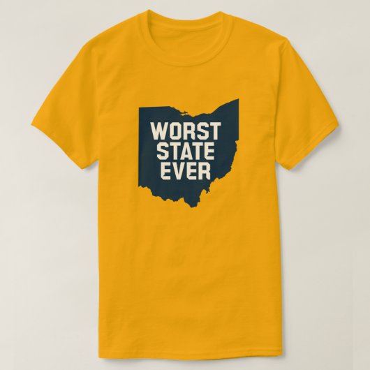 De slechtste staat ooit (Ohio) T-shirt (Design voorkant)