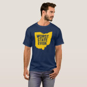 De slechtste staat ooit (Ohio) T-shirt (Voorkant volledig)