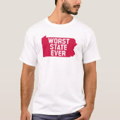 De slechtste staat ooit (Penn) T-shirt (Voorkant)