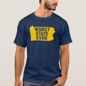 De slechtste staat ooit (Penn) T-shirt (Voorkant)