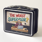 De Slechtste Supervisor? “Niet Phyl” Metalen Lunch (Voorkant)