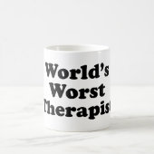 de slechtste therapeut ter wereld koffiemok (Center)