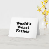 De slechtste vader ter wereld kaart (Gele Bloem)