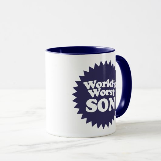 De slechtste zoon ter wereld mok (Voorkant rechts)