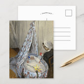 De slede | Claude Monet Briefkaart