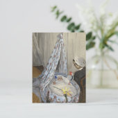 De slede | Claude Monet Briefkaart (Staand voorkant)