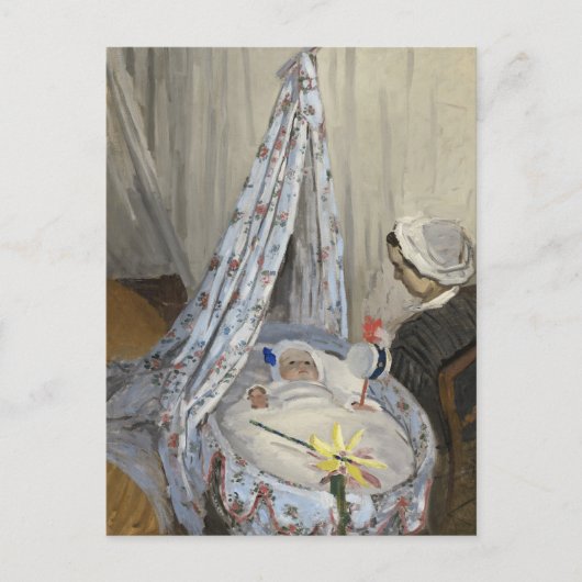 De slede | Claude Monet Briefkaart (Voorkant)