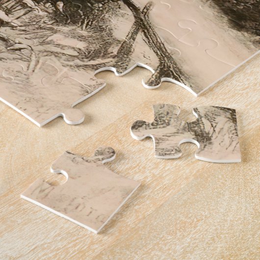 De slee legpuzzel (Zijkant)
