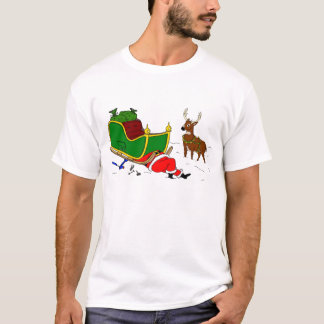 De slee van de kerstman t-shirt