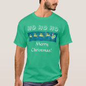 De slee van Sinterklaas op het gras T-shirt (Voorkant)