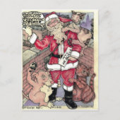 De slee was te laat briefkaart (Voorkant)