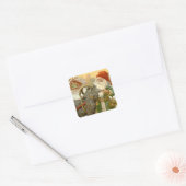 “De sleegeit” door Jenny Nystrom Vierkante Sticker (Envelop)