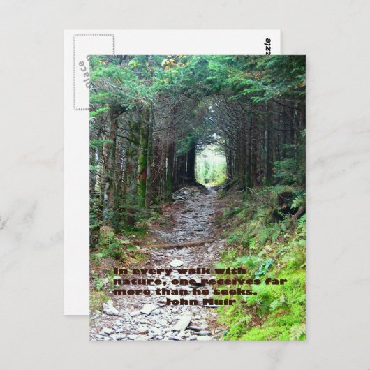 De Sleep van het Hol van de aluin: Elke gang Briefkaart (Voorkant / Achterkant)