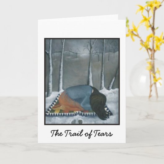 De sleep van Scheuren Kaart (Gele Bloem)