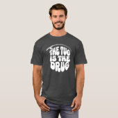 De sleepboot is de schaalbare vectorafbeeldingen t-shirt (Voorkant volledig)