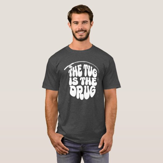 De sleepboot is de schaalbare vectorafbeeldingen t-shirt (Voorkant volledig)