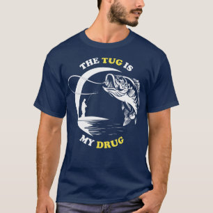 De sleepboot is mijn drugsliefhebber Gevist T-shirt