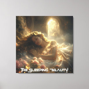 DE SLEEPENDE PRINSES - BALLET & DANS CANVAS AFDRUK