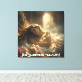 DE SLEEPENDE PRINSES - BALLET & DANS CANVAS AFDRUK (Insitu (Houten vloer))