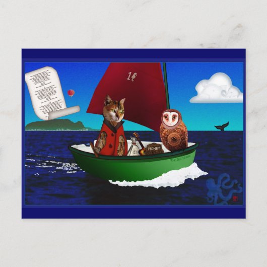 De sleepnetten en het Briefkaart Pussycat (Voorkant)