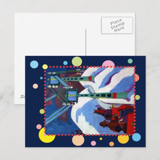 De Sleigh Ride van Ernst Ludwig Kirchner Briefkaart (Voorkant / Achterkant)