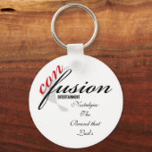 De sleutel is Con Fusion Sleutelhanger (Voorkant)