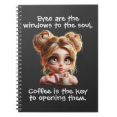 De sleutel is koffie notitieboek (Voorkant)