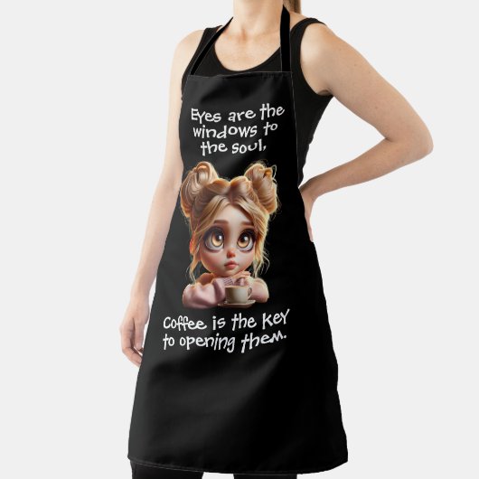 De sleutel is koffie schort (Insitu)