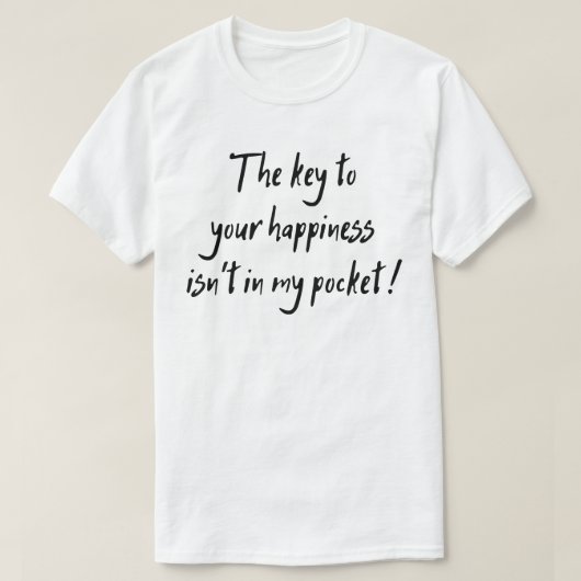 De sleutel t-shirt (Design voorkant)