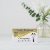 De sleutel tot de Visitekaartjes van het Succes (Staand voorkant)