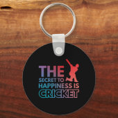 De Sleutel tot Geluk Is Cricket Sleutelhanger (Voorkant)