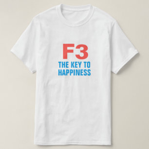 De sleutel tot geluk t-shirt