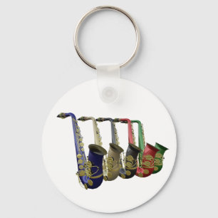 De sleutel tot Good Saxophone Music Keying Sleutelhanger