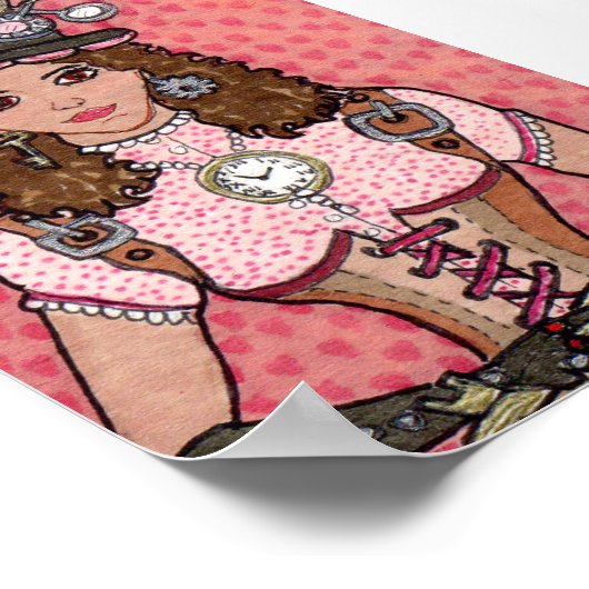 De sleutel tot haar steampunk-hart poster (Hoek)