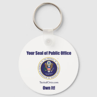 "De Sleutel" tot het Herstellen van Onze Republiek Sleutelhanger