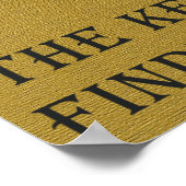 De sleutel tot licht poster (Hoek)