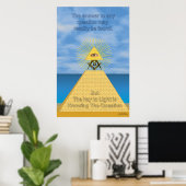 De sleutel tot licht poster (Thuiskantoor)