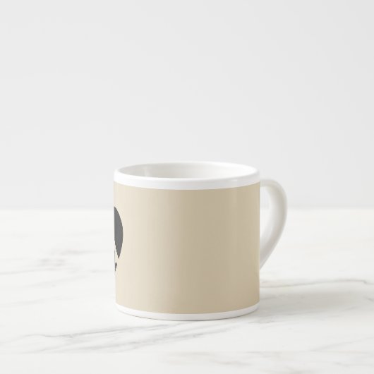 De sleutel tot mijn hart espresso kop (Voorkant rechts)