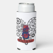 De sleutel tot mijn hart seltzer blikjeskoeler (Seltzer Achterkant)