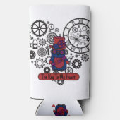 De sleutel tot mijn hart seltzer blikjeskoeler (Achterkant)