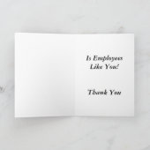 "De sleutel tot ons succes" Business Hartelijk dan Bedankkaart (Binnen)