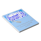 De sleutel tot overvloedig leven v2 (John 10:10) Notitieblok (Schuin)