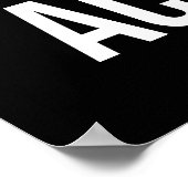 De sleutel tot succes is actie, Gym, Hustle, Succe Poster (Hoek)