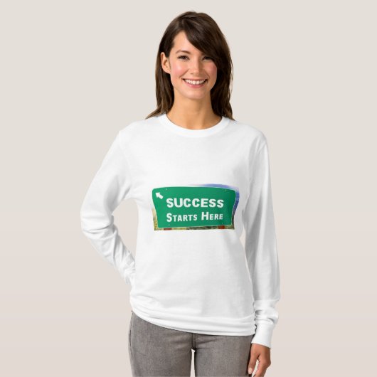 De sleutel tot succes is consistentie t-shirt (Voorkant volledig)