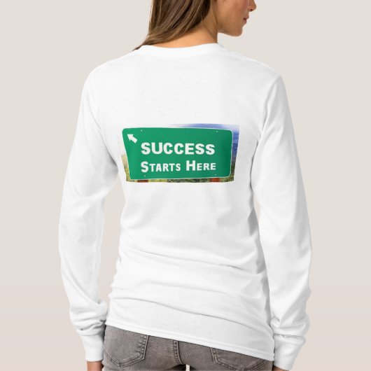 De sleutel tot succes is consistentie t-shirt (Achterkant)